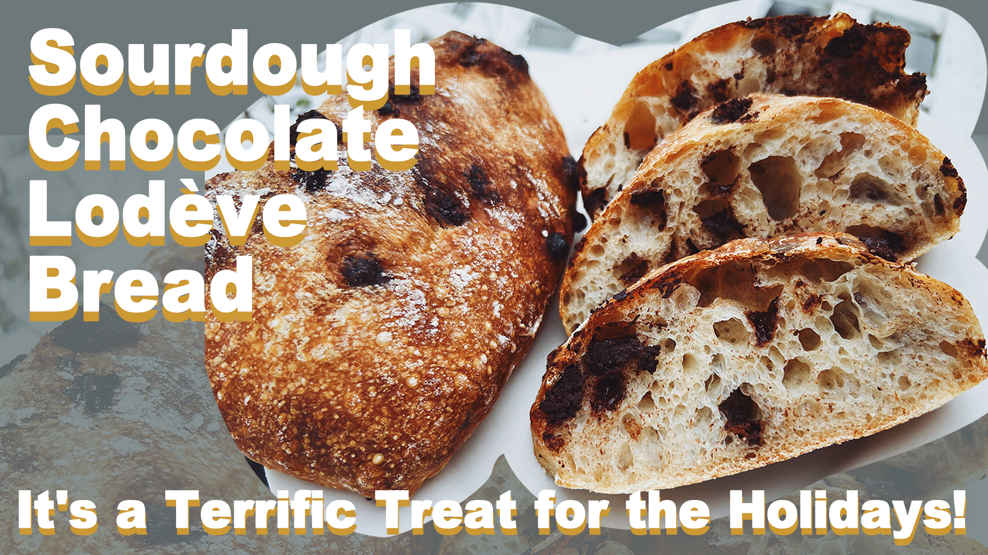 Sourdough Chocolate Lodève Bread: It’s a Terrific Treat for the Holidays!